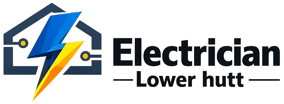 Official website logo for Electrician Lower Hutt optimized for dark background display.